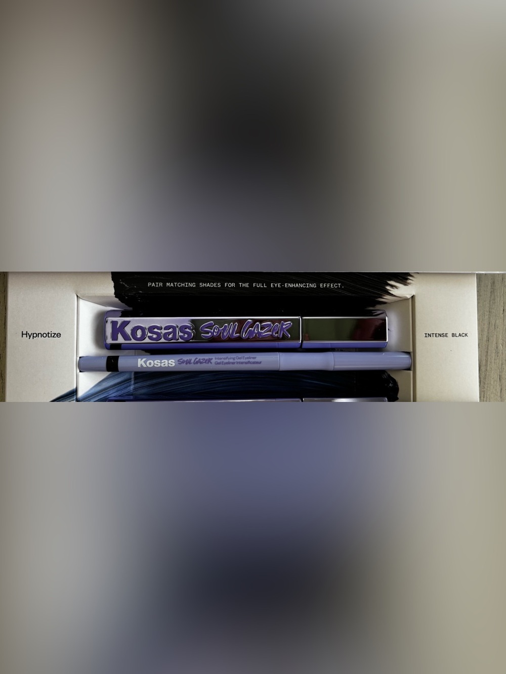 Kosas Soul Glazer Eye Duo in Purple and Black